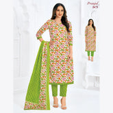 Pranjul Cotton Straight Pant Salwar Suit - P2671
